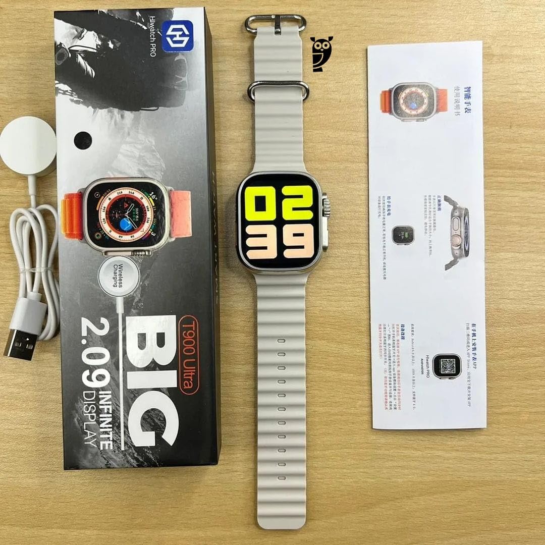 Original T900 Ultra Smartwatch پارسل چیک کرنے کے بعد رقم ادا کریں۔ (شکریہ)